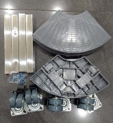 Uniwersalna Podstawa Mobilna na Podwójnych Kółkach – Regulowana