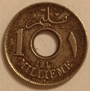 10 millieme Egipt 1917