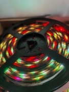 Taśma RGB LED Quintezz 5m + zasilacz + pilot.