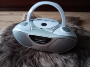 Radio przenośne Boombox Blaupunkt BB14WH fm/usb/cd/mp3/Aux LCD białe