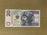 20 zł 1994 stan 1 seria GU