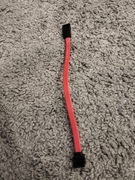Kabel SATA 22 centymetry czerwony kątowy