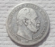 Niemcy Wilhelm I 2 marki mark 1876 B Hannover Hanower KM# 506 Srebro