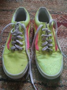 Buty dla dziewczynki, Vans, żółte rozmiar 34