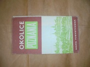 Okolice Poznania Mapa turystyczna 1968 (Poznań)