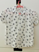 Koszula biała w kotwice 116 fox & bunny