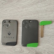 Renault Espace IV – 2 karty + kluczyk surowy do programowania