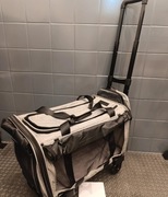 mobilny transporter dla kota lub psa costway