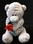 Kultowy Miś Me To You Tatty Teddy z Czerwoną Różą - kolekcjonerski
