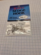 JAPOŃSKIE HACZYKI RAVEN SEDGE HOOK 25 szt -  brąz, oczko roz 14