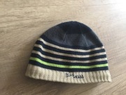 Szara wełniana czapka r. 9-10 lat
