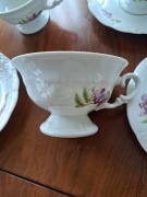 Wawel filiżanki z podstawkiem porcelana kwiaty 