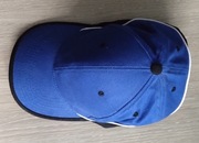 Czapka z daszkiem niebiesko-czarna 100% bawełna CZTOP na rzep