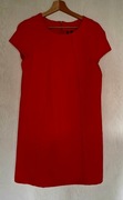 Sukienka czerwona MANGO M do biura lub na wyjście