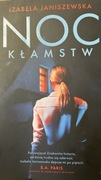 Książka pt. „Noc kłamstw” Izabeli Janiszewskiej