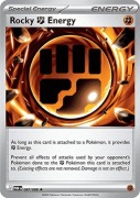 Holo Foil Oryginalna Karta Pokemon Rocky [F] Energy (POR 087) Perfect Order