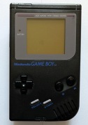 Konsola Nintendo Game Boy czarna podświetlenie czerwone + gry GB