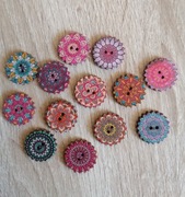 guzik drewniany 20 mm mix 