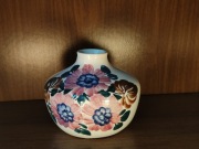 Wazon wazonik malowany fajans PRL ZF KOŁO