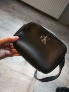 Calvin Klein torebka skóra ekologiczna czarny