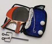 Zestaw do tenisa stołowego PingPonga, paletki siatka piłeczki