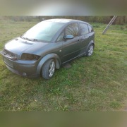 Drzwi tył Audi A2 LX7Z Kompletne  Prawe 