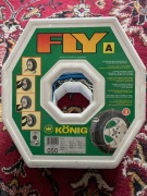 Łańcuchy śniegowe na koła KONIG FLY-A Tylko raz używane.