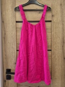 Emilie Atelier sukienka Sofia mini fuksja ramiączka wesele komunia S/M