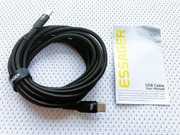 Kabel USB-C Essager 100W 3m – szybkie ładowanie, przewód w oplocie!