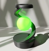 Obrotowa lampa z ładowarką indukcyjną 