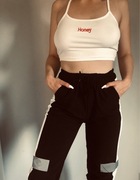 Spodnie damskie nowe dresowe szelesty 