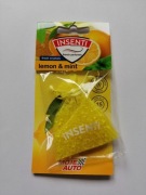 Odświeżacz / zapach samochodowy do zawieszenia. Zapach cytryna i mięta.