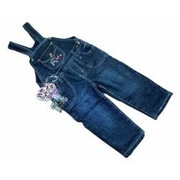 Ogrodniczki  jeans z  polarem 80/86(12/18M)