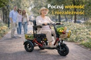 Skuter - wózek dla seniorów i nie tylko. Funkcjonalny i prosty.