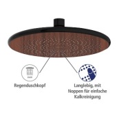 Deszczownica "Watersaving" w kolorze ciemnobrązowym - Ø 22,5 cm Wenko