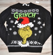 13* H&M Świąteczny sweter the Grinch 14/15 lat_ 164/170 cm