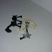 Lego części do figurek szkieleta oraz koń szkielet 