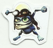 Naklejka - Crazy Frog Jazda