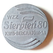 Medal WZZ Sierpień 80 KWB Bełchatów 