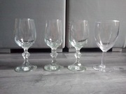 zestaw 4  kieliszków małych prl retro vintage