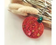 Breloczek Dynia z koralików 