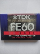 Kaseta tdk FE 60 Ferric nowa oryginalne opakowanie 