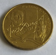 Moneta 2 zł kolekcjonerska Konrad Korzeniowski z 2007 rok