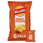 Walkers Roast Chicken chipsy 6x25g 150g UK