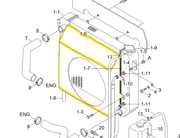 Osłona chłodnicy wózek widłowy HYUNDAI 