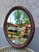 lustro wiszące w owalnej ramie 57x47cm 128920