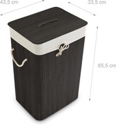 elaxdays Kosz na pranie bambusowy