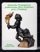 Kolekcje,kalendarzyk,Prometeusz dar dla Jana Pawła II