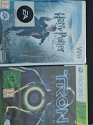 Zestaw gier nintendo wii harry potter + xbox 360 tron evolution
