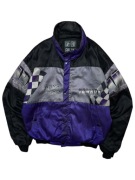 Kurtka Vintage Yamaha fioletowa nascar racing jacket Kenny rozpinana